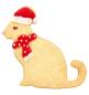 Preview: Ausstechform Weihnachtskatze 6,5 cm